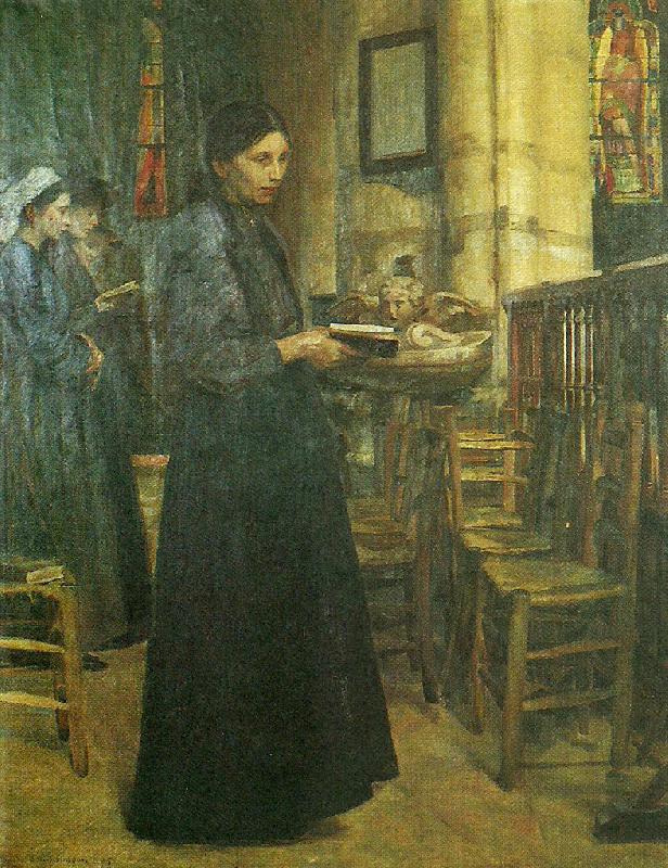 Carl Wilhelmson under tysta massan oil painting image